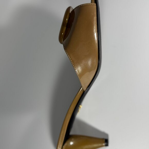 PRADA Patten Leather Slides - Picture 7 of 16